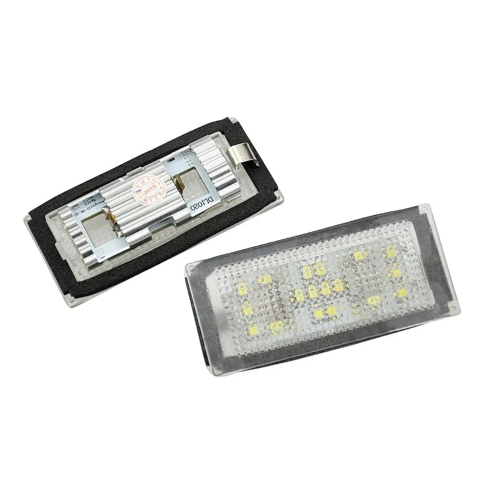 For BMW E65/E66  730i 735i 740i 745i 750i Saloon 2006 2007 2008white LED Car Rear license plate light number plate lamp