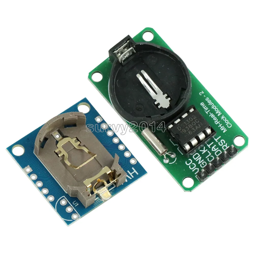 وحدة ساعة الوقت الحقيقي الجديدة DS1302 CR2032 I2C RTC DS1307 AT24C32 وحدة ساعة الوقت الحقيقي لـ AVR ARM PIC