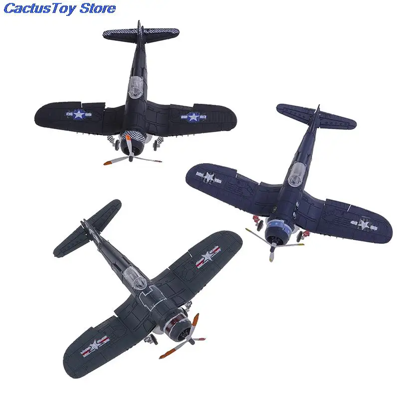 1/48 Scale Assemble Fighter Model Toys Building Tool New 1Pcs Sets Flanker Combat Aircraft Diecast War-II Random Color