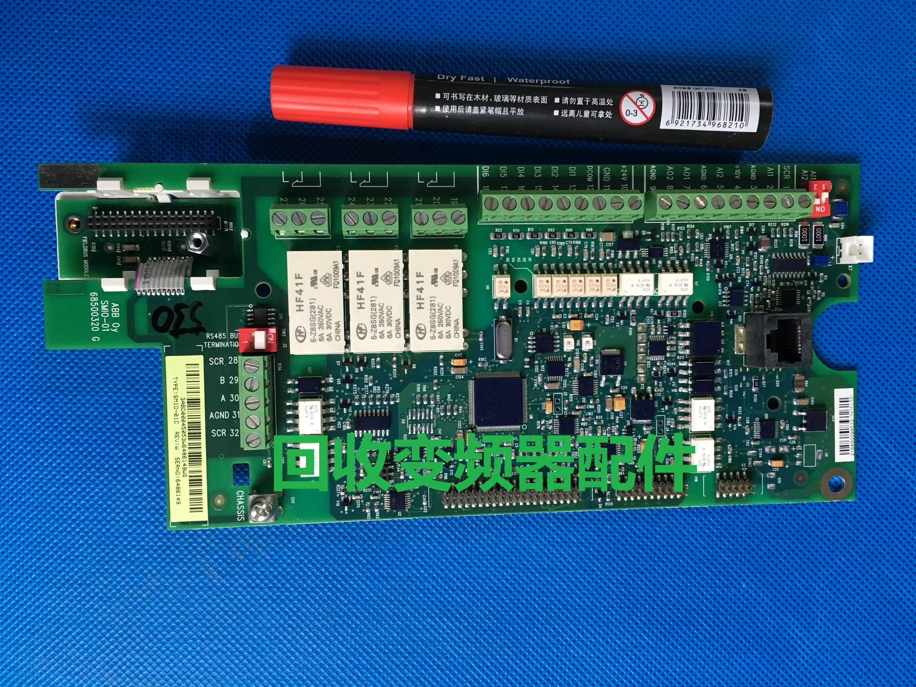 A-B-B Inverter A-C-S510-550 Signal Terminal Io Board Motherboard S-M-I-O-01C Control Board Cpu Board