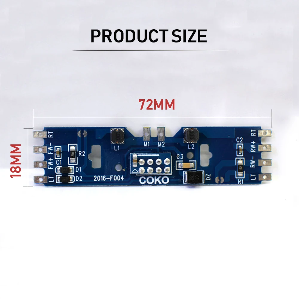 1/87 HO Scale 8-pin IC Circuit Board Electric Train PCB Board Million City Train Modified General