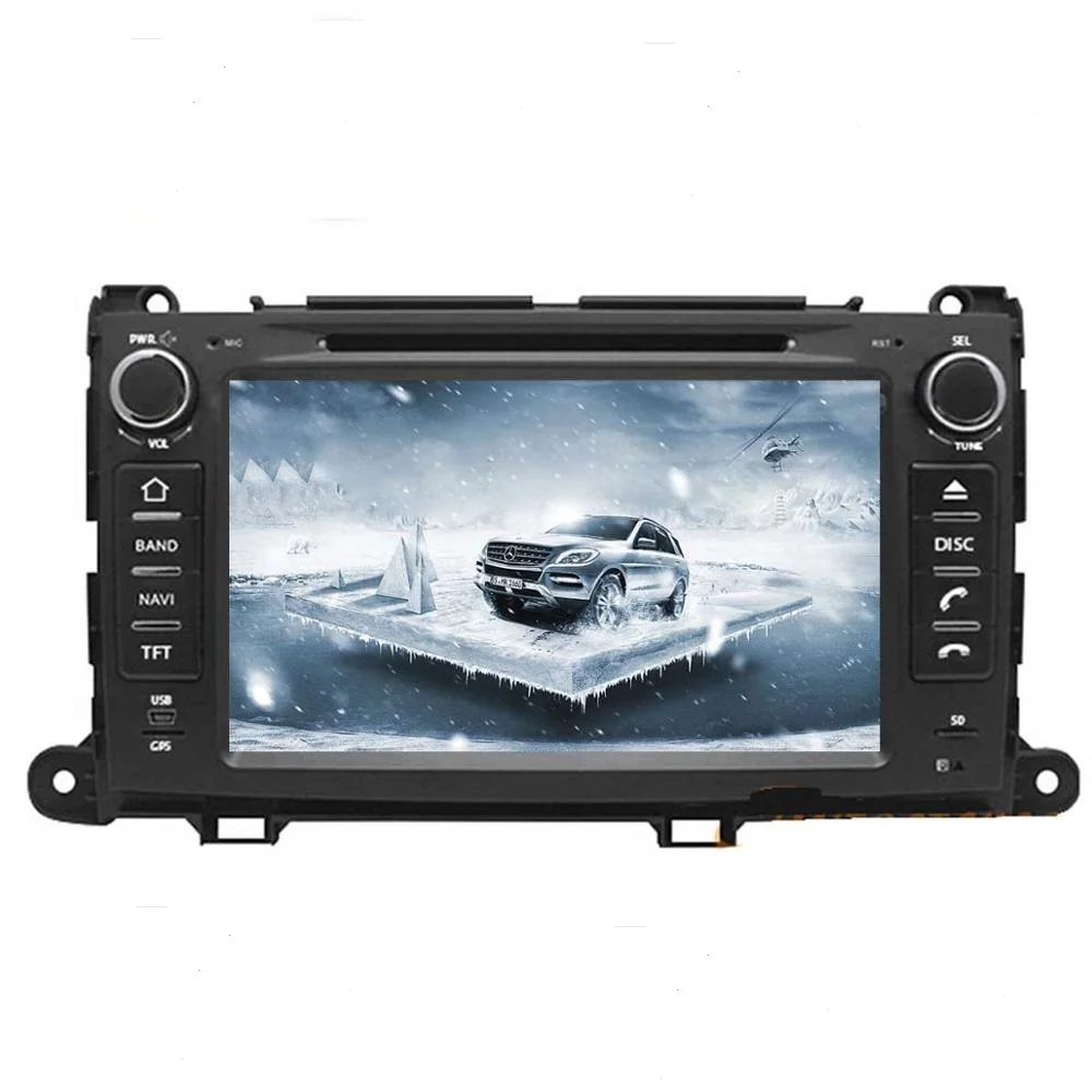 Android 13.0 Car Radio for Toyota Sienna 2010-2014 Supports JBL AMP Car GPS Navigation CD DVD Player FM/AM Bluetooth Headunit