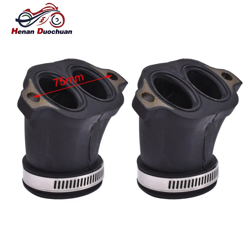 Motor Carburetor Air Inlet Intake Manifold Pipe Interface Adapter Joint Glue Boot For Polaris ATV HYD Sportsman 600 700 4x4 Twin