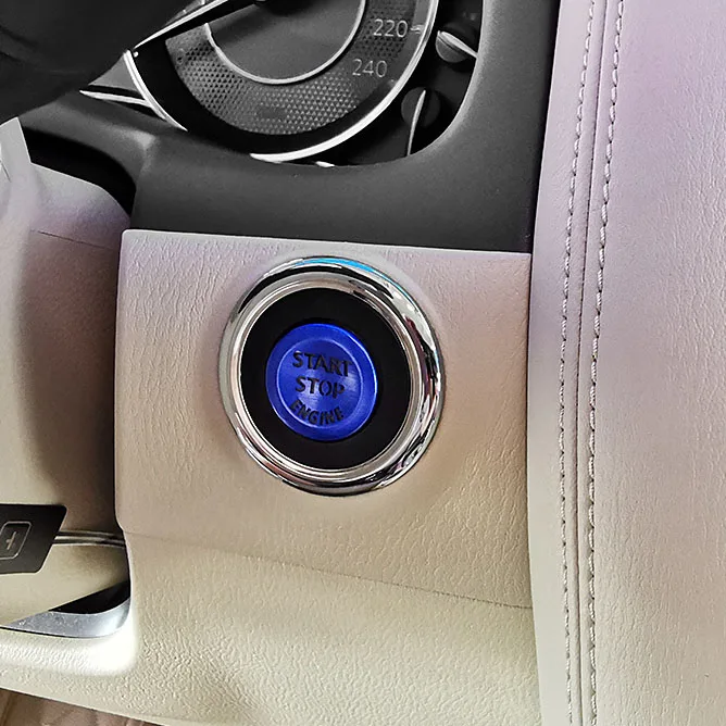 Car Interior Styling Start Stop Engine Cover For Nissan Patrol Armada Y62 2013 2014 2015 2016 2017 2018 2019 2020 Accessories