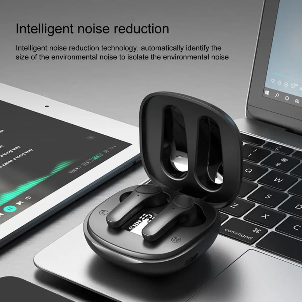 B11 Bluetooth TWS Wireless Headset Durable Intelligent Noise Reduction Mini Waterproof In-ear Earphones for home travel sport