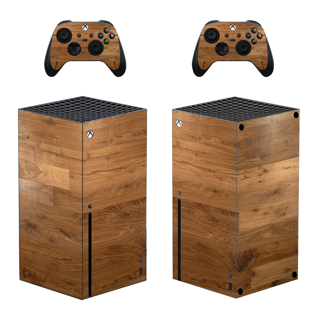 Logs Style Xbox Series X Skin Sticker for Console & 2 Controllers Decal Vinyl Protective Skins Style 8