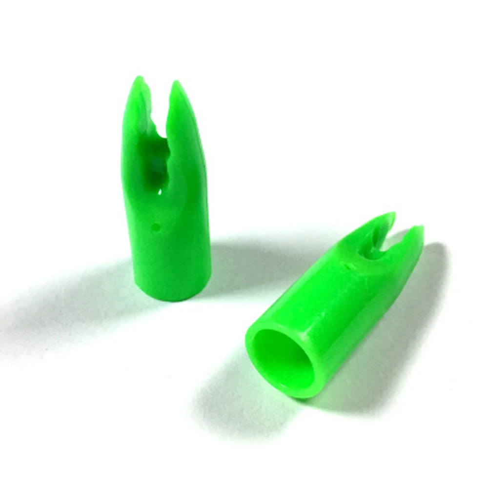 30pcs Archery Arrow Nocks  Shaft OD 8mm Suitable For Wood Arrow Glass fiber Arrow Aluminium Arrow And Carbon Fiber Arrow 6 Color