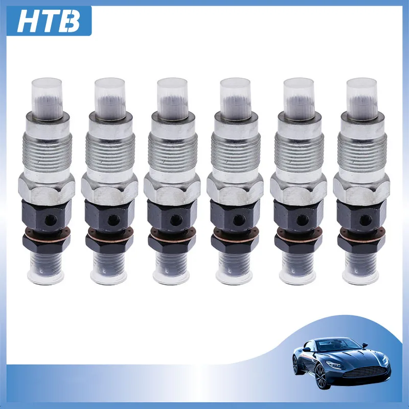 6pcs 23600-69055 Fuel Injector Nozzle For Toyota Land Cruiser 80 4164cc 4.2L Town Ace 1HZ 2C 2CT HZJ81 CR30 23600 69055