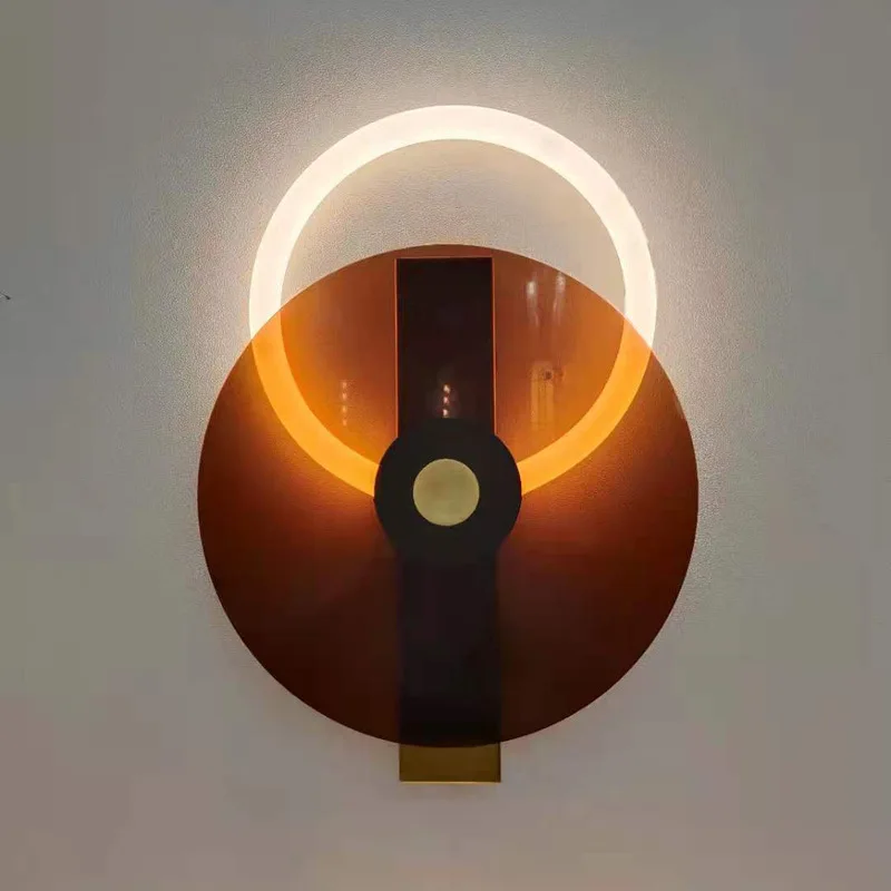 

Modern Luminous Decorative Painting Wall Lamp Nordic Designer Living Room Sofa Background Wall Bedroom Acrylic Led Wall Lamp