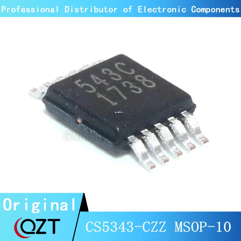 

10pcs/lot CS5343-CZZR MSOP CS5343 CS5343-CZZ 543C MSOP-10 chip New spot