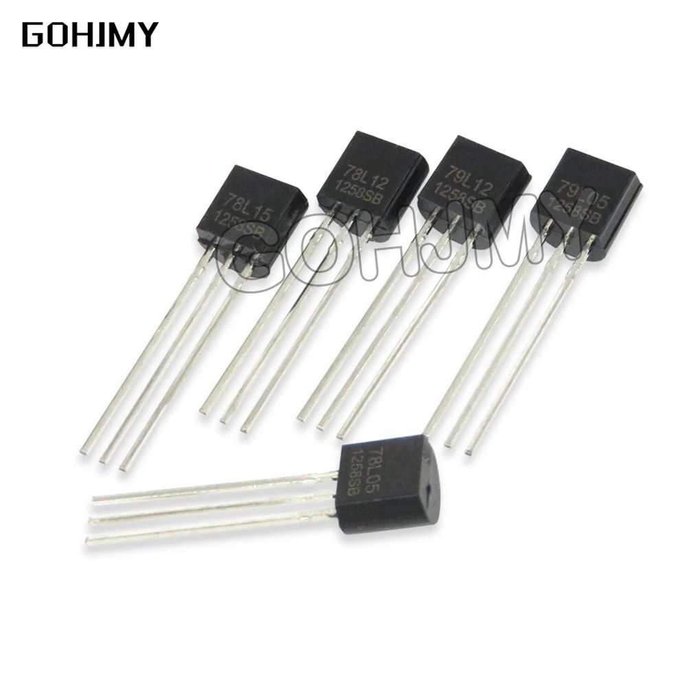 100PCS 78L05 78L06 78L08 78L09 78L12 78L15 TO-92 78L33 TO92 Transistor Ic