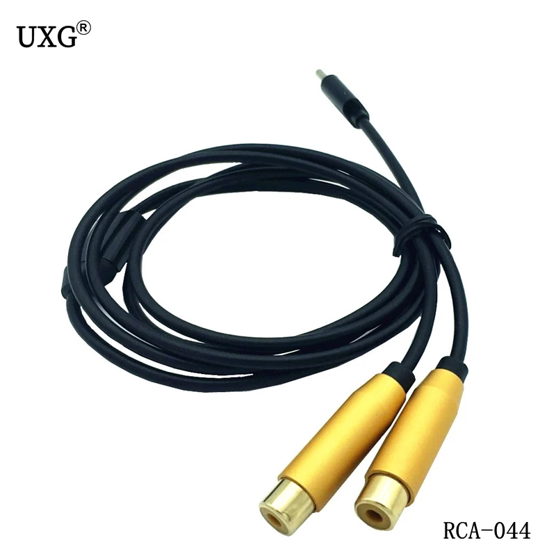 

USB C RCA Audio Cable Type-C To 2 RCA Cable 2rca Jack Type C RCA Female Cable For IPhone Sumsung Xiaomi Speaker Home Theater TV