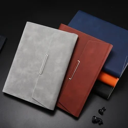 RuiZe A5 Leather Spiral Notebook Agenda Planner Ring Binder Refill Office Business Note Book Notepad Organizer Stationery