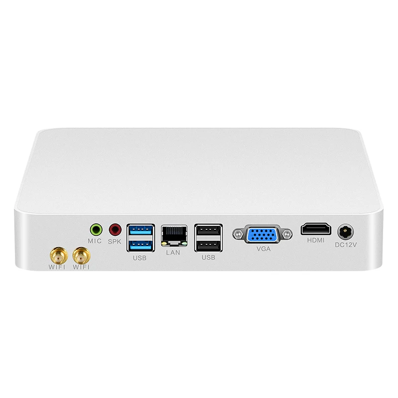 Мини-ПК XCY Intel N100 i7 4500U i5 4200U Офисный компьютер Win11/Win10/Linux HDMI VGA Дисплей WiFi Gigabit Ethernet 6 портов USB