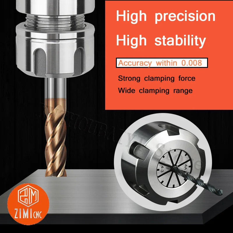 ER40-26 ER40-25 ER40-20 ER40-21 ER40-22 ER40-23 ER40-24 ER40-19 أداة حامل تشاك CNC تشاك إيه مرونة كوليت الربيع تشاك