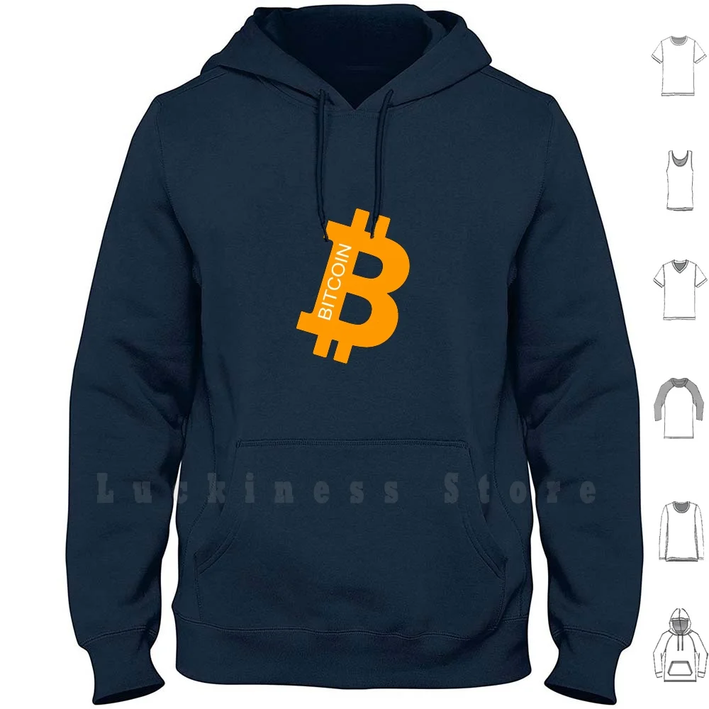 Bitcoin Logo Symbol Design Hoodies Long Sleeve Bitcoin Bitcoins Bit Coin Bit Coins Btc Crypto Cryptos Cryptocurrency