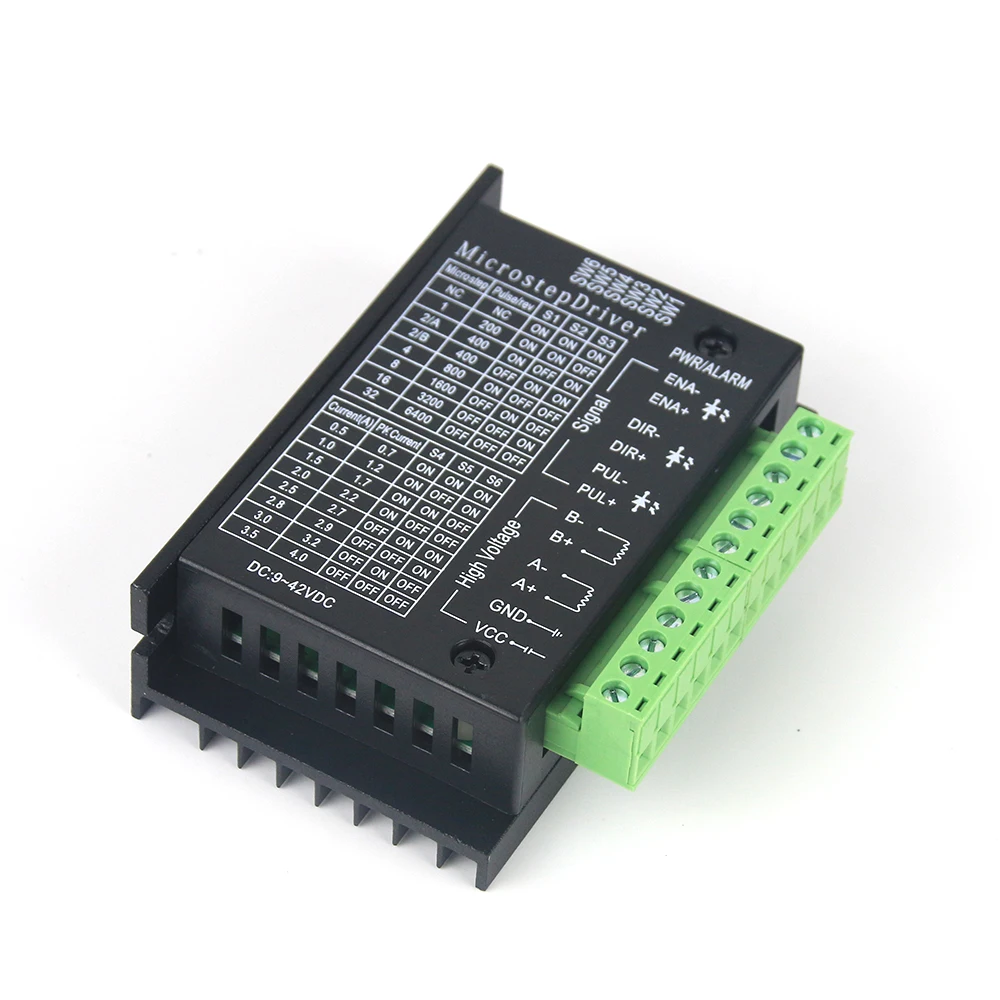 1 PCS TB6600 Stepper Motor Driver 4.0A DC9-42V NEMA 17 23 34 Stepping Motor 42 57 86 Controller for DIY CNC Router Kit