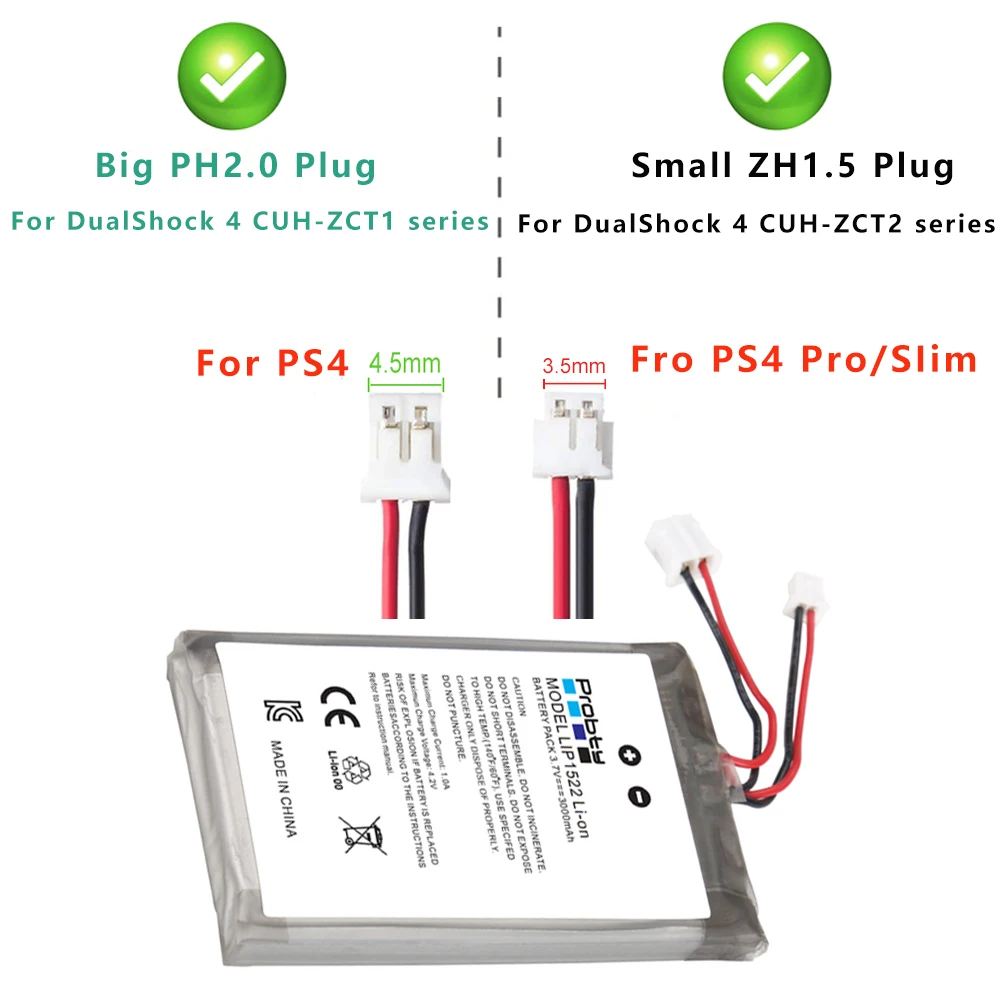 3000mAh LIP1522 KCR1410 bateria do Sony Playstation 4 PS4 PS4 Pro/Slim Dualshock4 kontroler CUH-ZCT1E CUH-ZCT1H CUH-ZCT1U