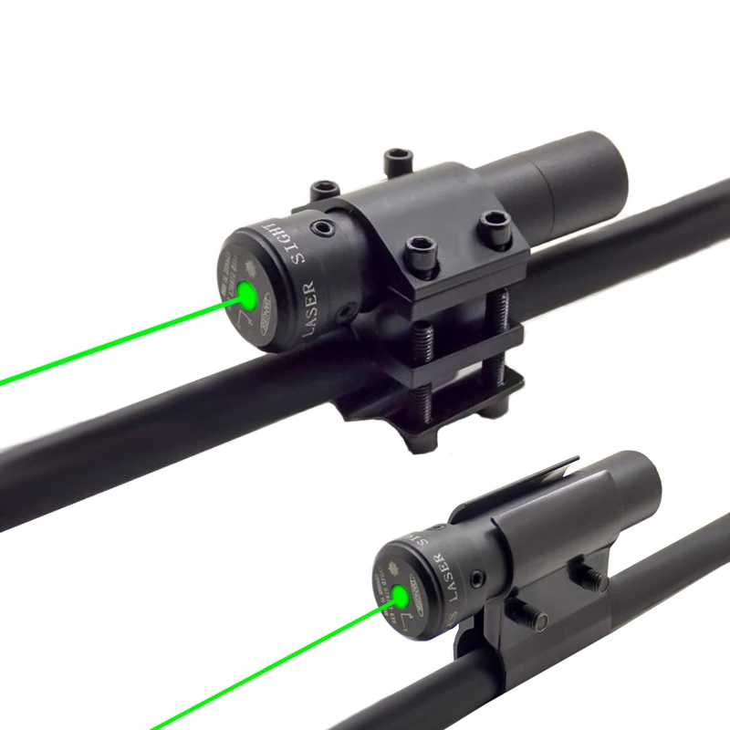 AR15 Rifle Laser Green Sight Metal Green Laser Seed Night Vision Sniper Aiming Adjustable Anti-vibration Hunting  Laser Sight