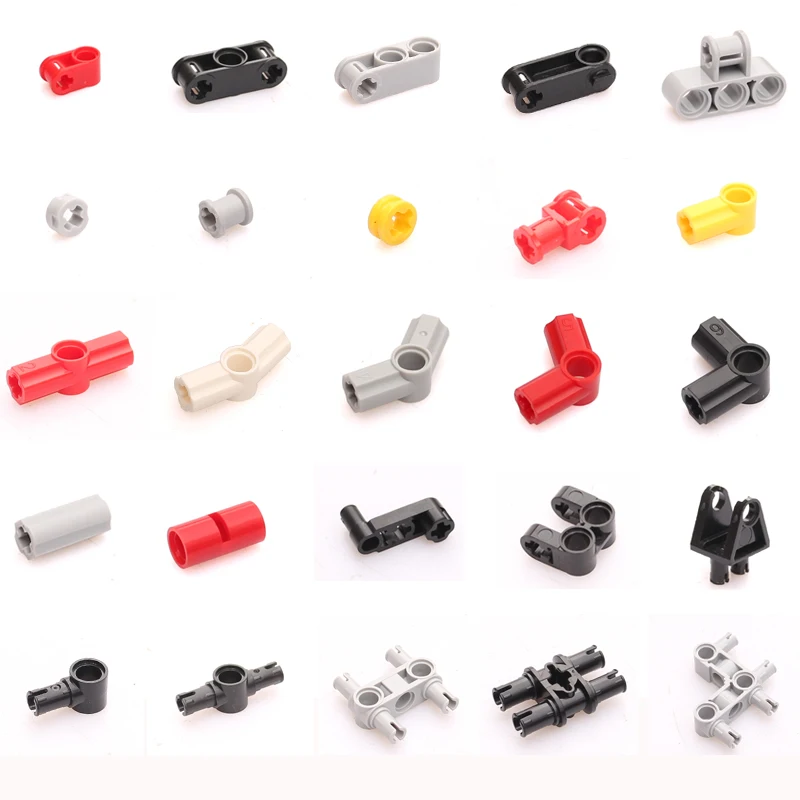 32291 Axle joiner perpendicular double Building Block MOC Part Connector Accessories Assembly  Toys 40pcs/lot