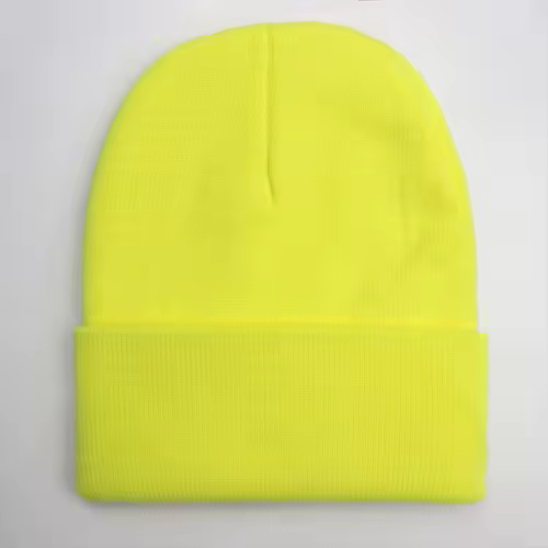 Solid Unisex Beanie Autumn Winter Wool Blends Soft Warm Knitted Cap Men Women SkullCap Hats Gorro Ski Caps 24 Colors Beanies - Image 21