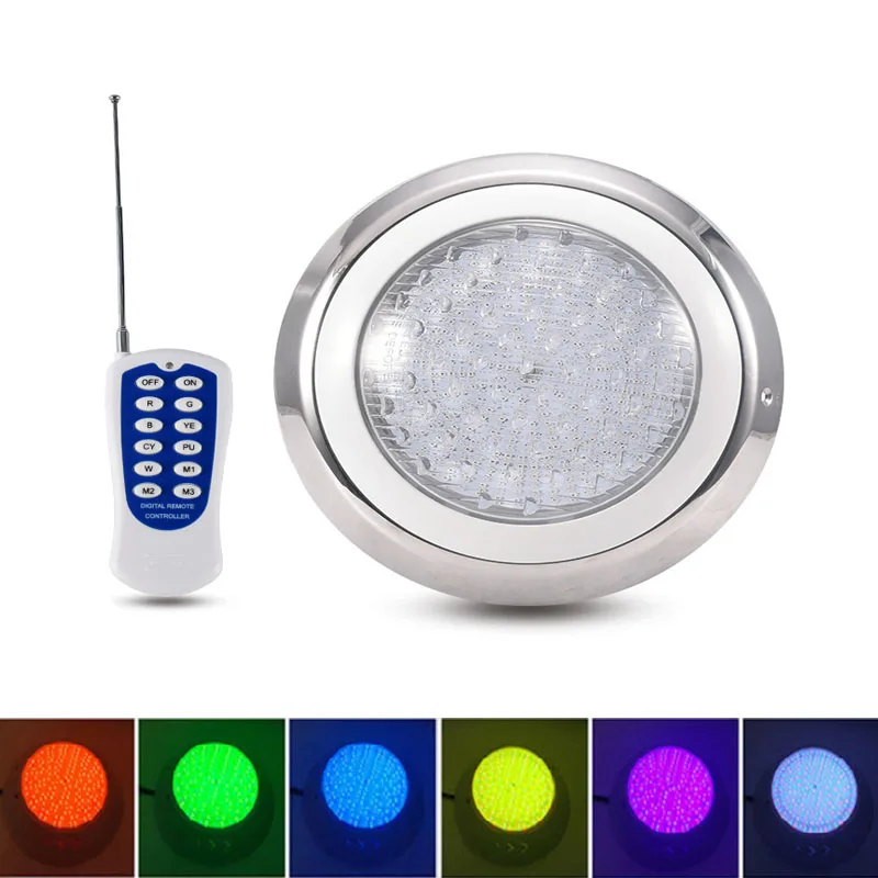 Imagem -02 - Luz de Piscina em Ip68 Led 20w 30w 40w 50w 60w à Prova Dágua Lâmpadas Subaquáticas Ac12 v Rgb Aço Inoxidável