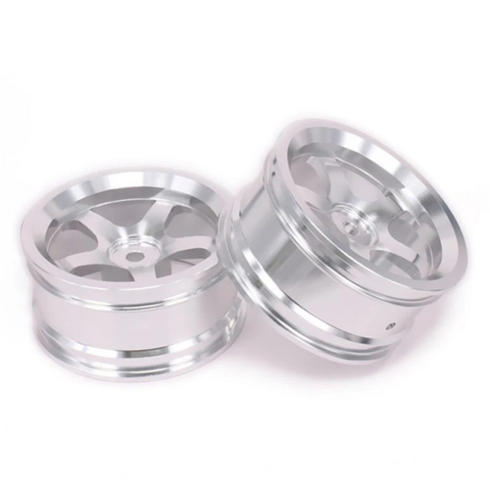 4Pcs Aluminum 6 Spoke 52MM Wheel Rims For RC 1/10 On-Road Drift Traxxas HSP Tamiya HPI Kyosho RedCat SAKURA