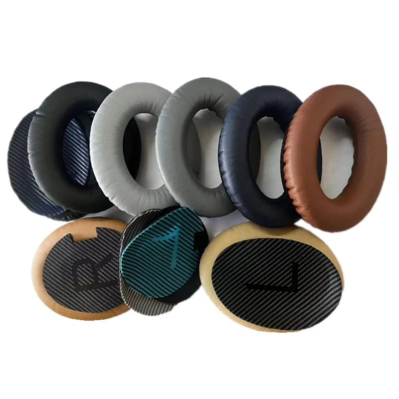 Ear Pad For Bose QC35 QC25 QC15 QC2 Ae2  Ae2i Ae2W Sound Link Sound True Headphones Replacement Ear Cushions Memory Foam Black