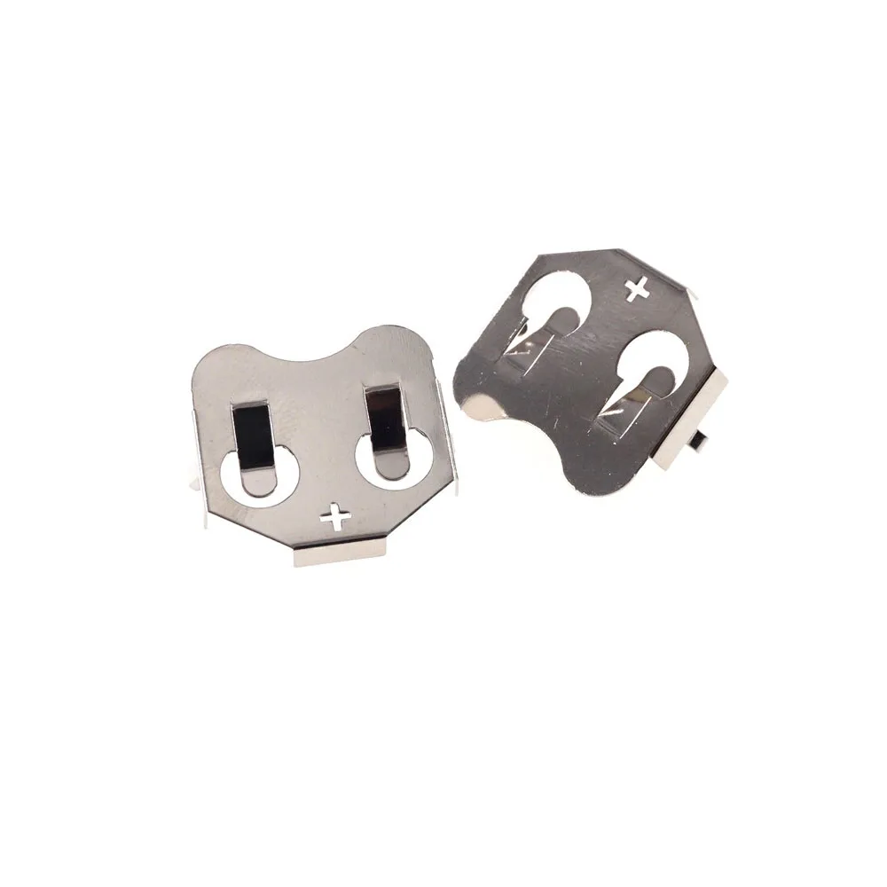 50 Pcs 20.0MM CR2032 2032 Battery Button Cell Holder Coin Retainer Power Supply Connector Clip Through Hole PCB Solder