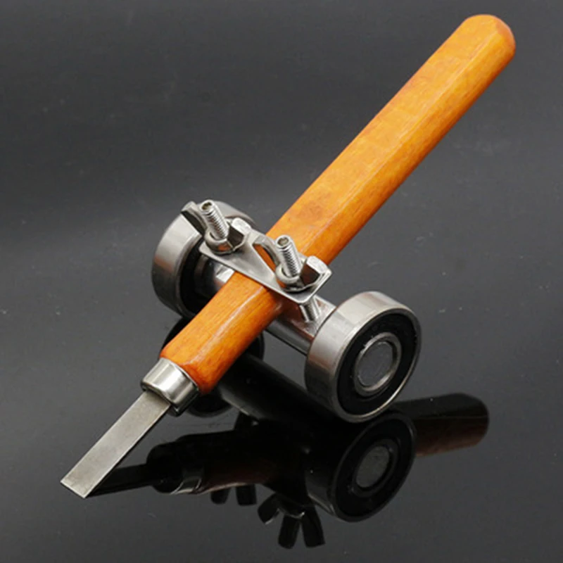 26mm Side Clamping Fixed Angle Honing Guide Tool Stainless For Wood Chisel Blade