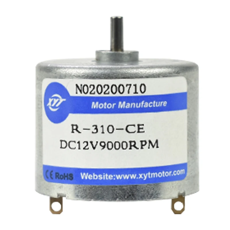 R-310DC Mini DC Gear Motor High Speed Motor 6V 4500rpm 12V 9000rpm Small Motor Long Life DC Electric Motor For DIY Hobby