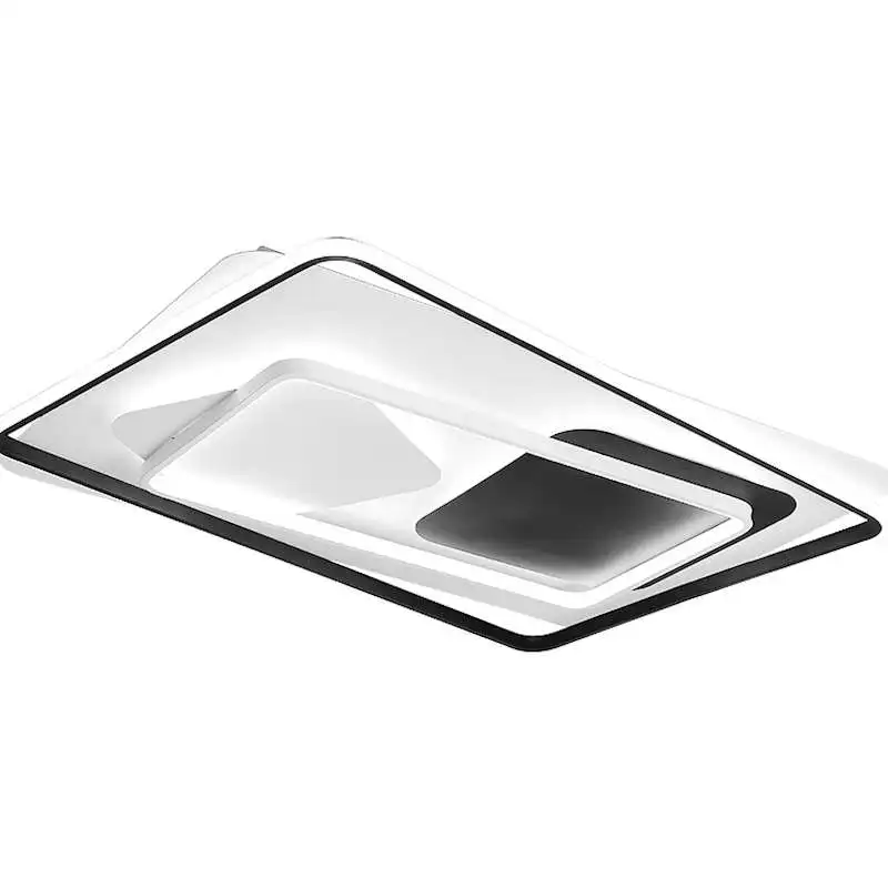 Rectangular led ceiling lamp modern lighting living room dining room studio circular dimming ceiling lamp