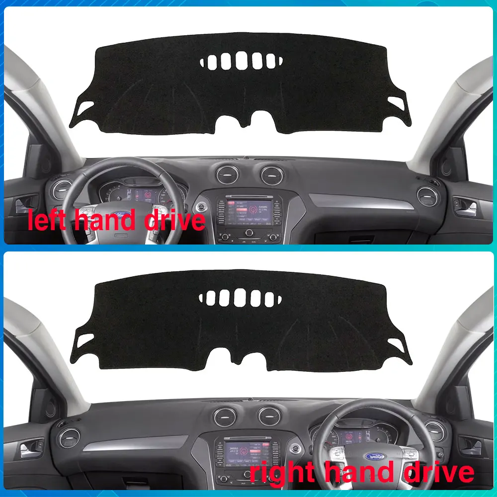 Dashboard Cover Protective Pad Avoid Light Mat Carpet for Ford Mondeo MK4 2007~2013 2008 2009 Sunshade Carpet Car Accessories