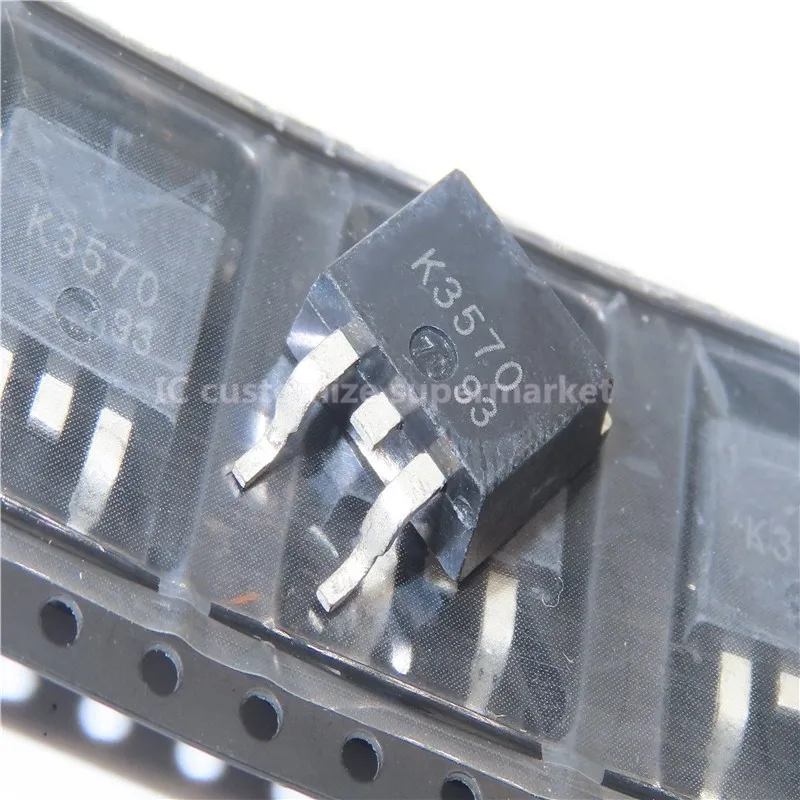 10PCS/LOT K3570 2SK3570   TO-263 20V 48A SMD Triode