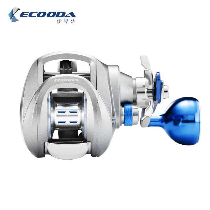 ECOODA FENI-X 100 Baitcasting Fishing Reel 240g 9+1BB 7.0:1 Gear Ratio 6kg Drag Power Offshore Boat Fishing Mini Baitcast Wheels