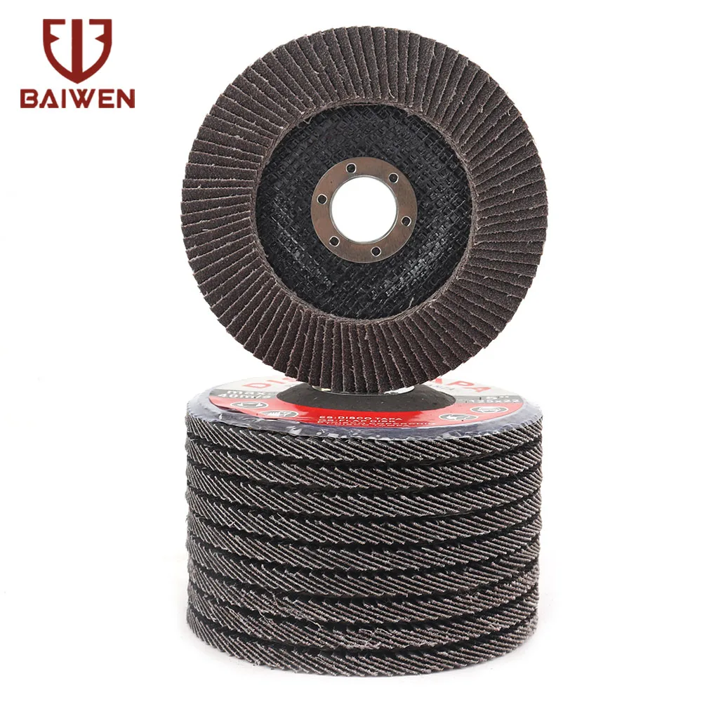 2-10pcs Flap Discs 125mm Sanding Discs 60/80 Grit Grinding Wheels Blades Abrasive Tools for Angle Grinder 7/8inch Hole