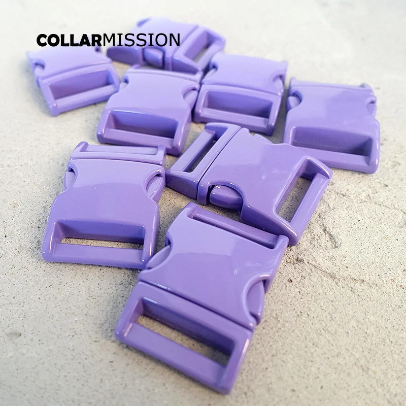 

100pcs/lot violet metal buckle quick side release for garment bag dog accessories 20mm sewing DIY dog collar accessory CCK20V