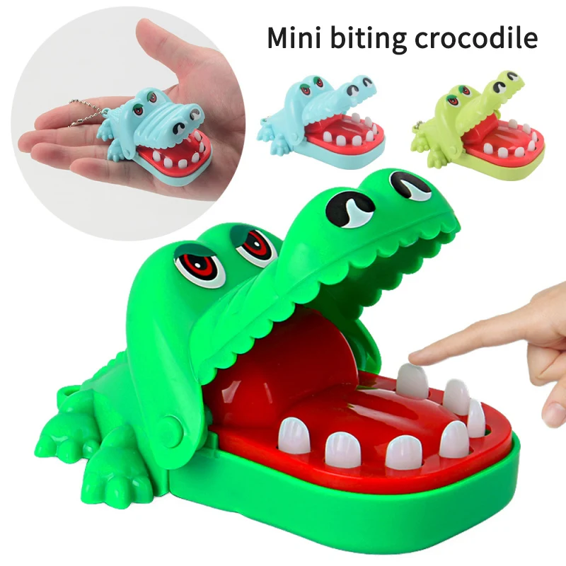 Jokes Teeth Bite Toy Biting Finger Dentist Game Funny Crocodile Pulling Teeth Toys Kids Classic Biting Hand Crocodile Games Gift