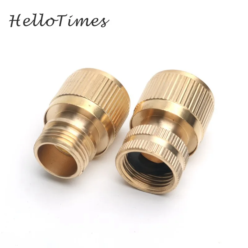 

1pc Pure copper 1/2" thread garden quick connector water gun adapter washing machine faucet fittings