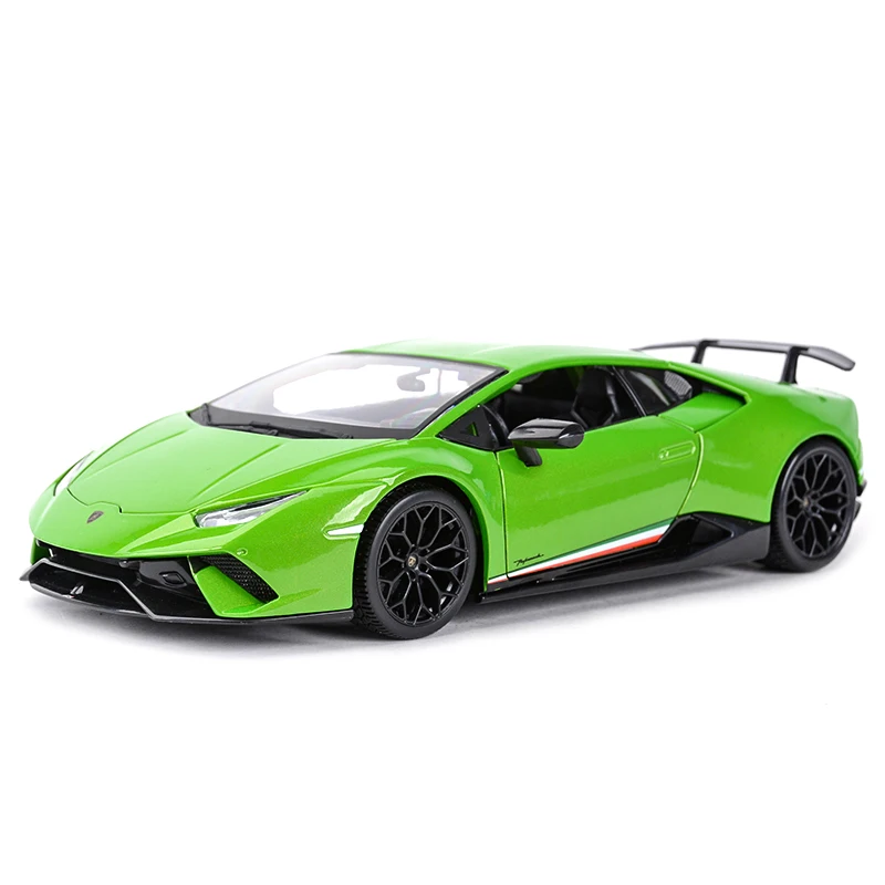 

Коллекционная модель спортивного автомобиля Maisto 1:18, модель зеленого спортивного автомобиля, имитация статического электричества, литые автомобили, модель LP610-4