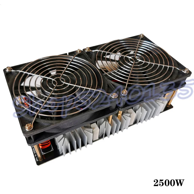 2500W 50A ZVS high frequency Induction Heater Induction Heating PCB Board Heating Machine Melted Metal + Coil+pump