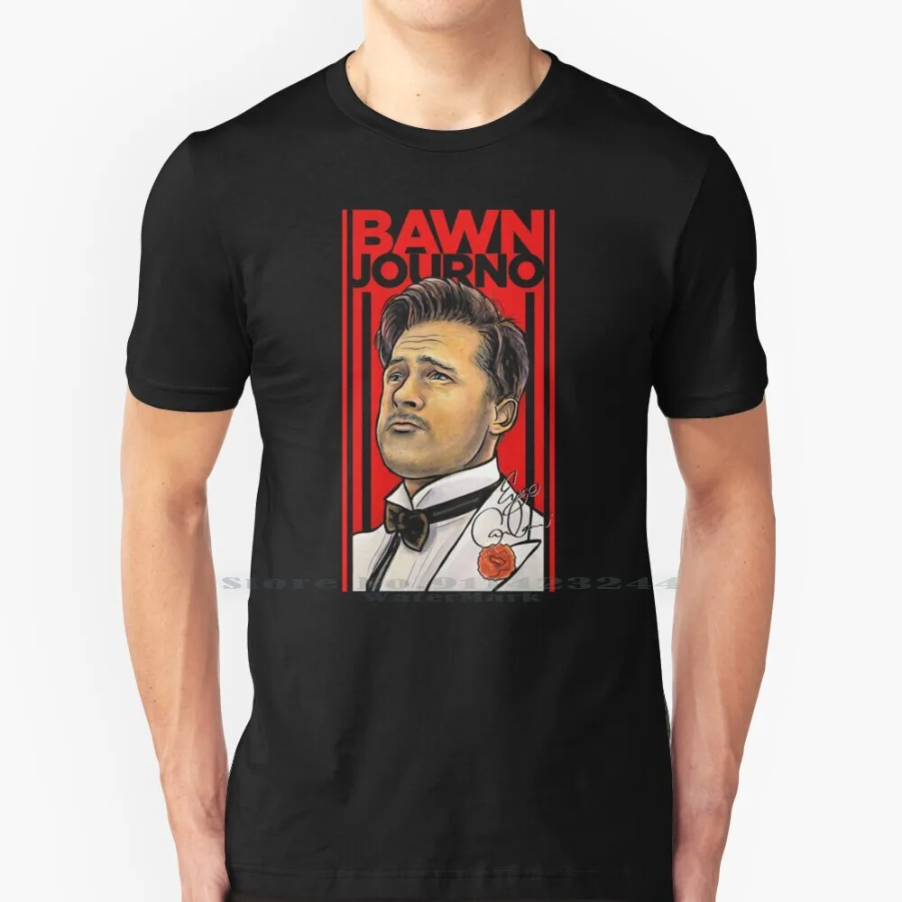 Bawnjourno A Tribute To Goralami 100% Cotton T Shirt Inglorious Basterds Brad Pitt Funny Humor Movie Film Parody Wwii Goralami