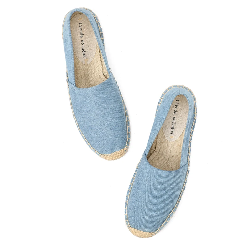 2021 Zapatillas Mujer Casual Women\'s Fashion Flat Shoes Lazy\'s Espadrilles Girl Flats Espadrille Embroider Comfortable Slippers