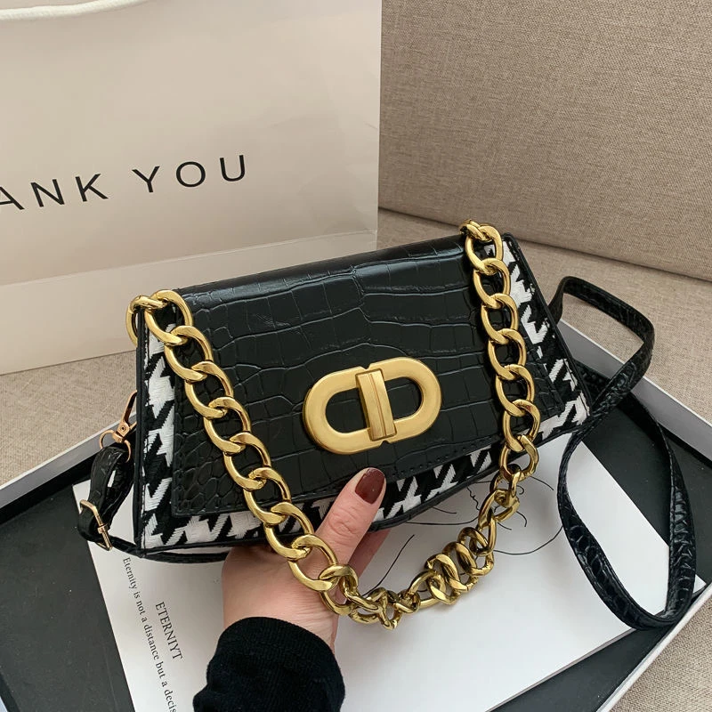 Vintage Women Shoulder Bag 2022 Designers Luxury Brand Crossbody Bags Female Top-Handle Bags Ladies Fashion Chain Brand Handbags