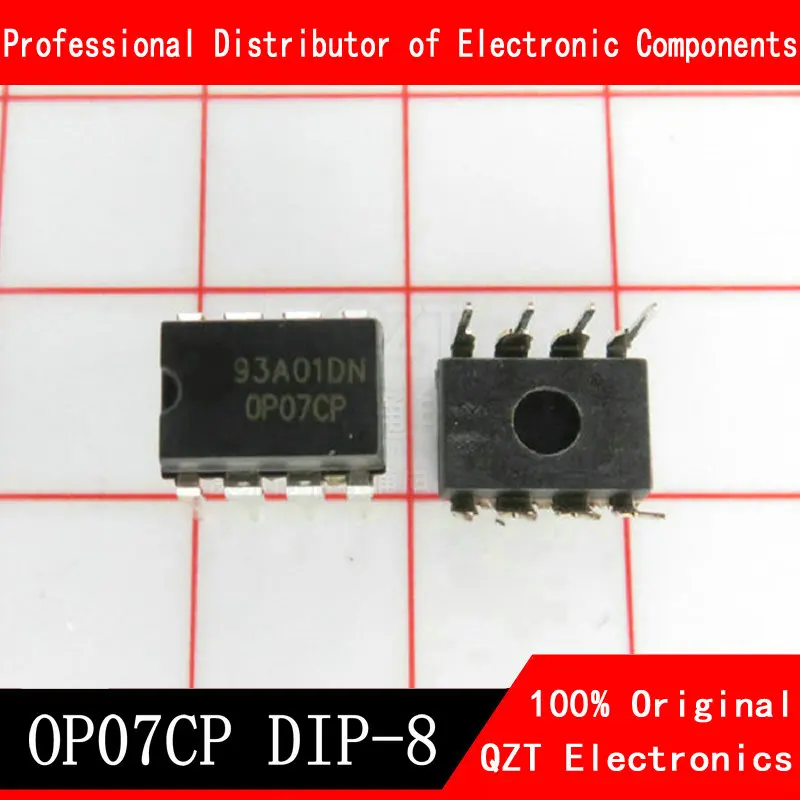 10PCS OP07CP DIP8 OP07 DIP DIP-8ใหม่และต้นฉบับ IC