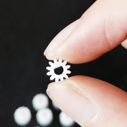 0.5M 12T 3MM D Hole Plastic Gear DIY Toys Model 7mm accessories