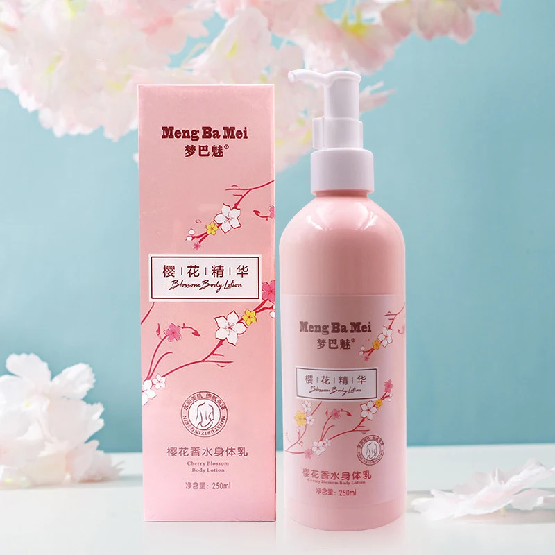 

Cherry Blossom Perfume Body Lotion For Women Care Chicken Skin Dry Repair Bleaching Whitening Moisturizing Anti Aging Cream 250g