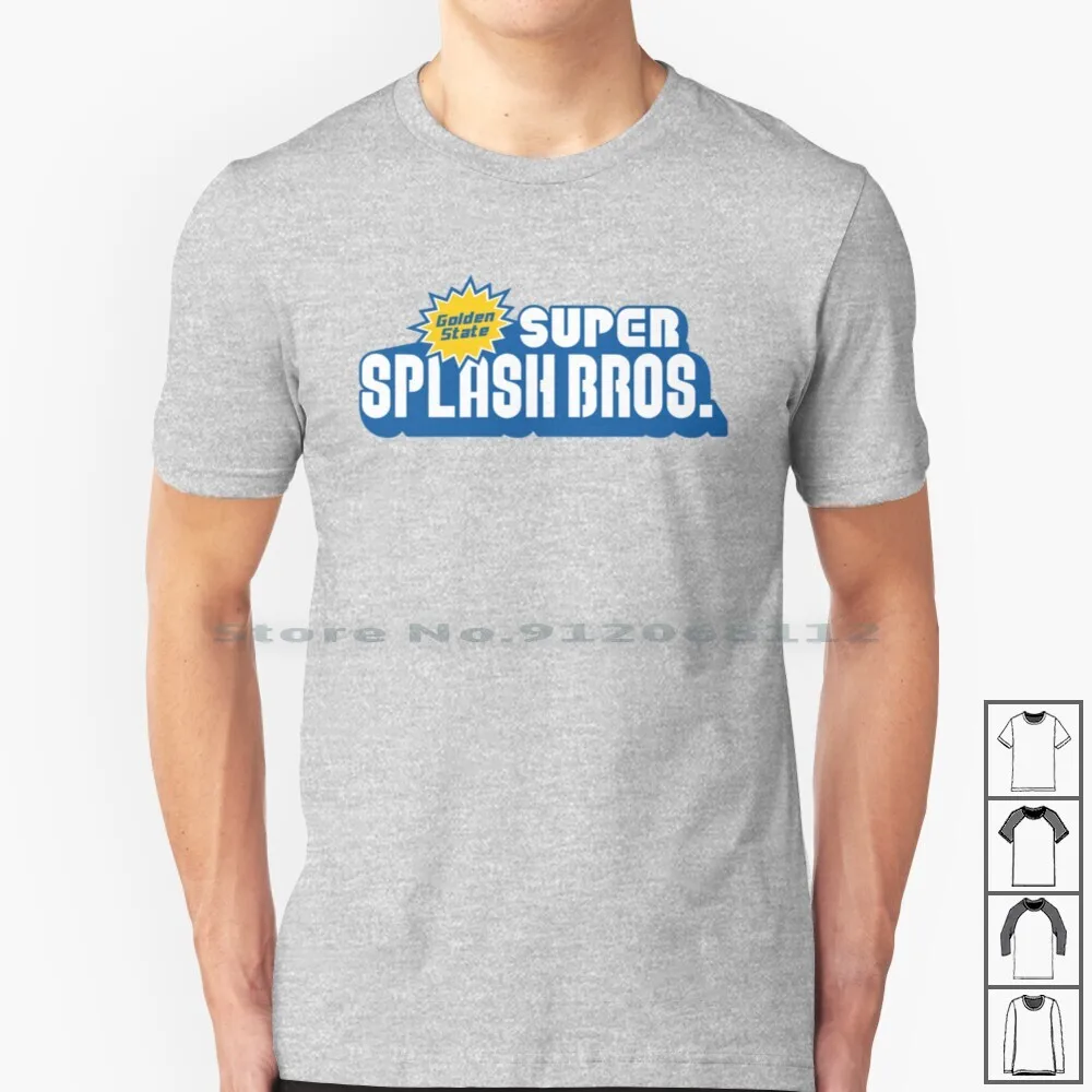 Super Splash Bros. T Shirt 100% Cotton San Francisco Oakland Klay Thompson California Giants Raiders 49ers Oracle Oak Town