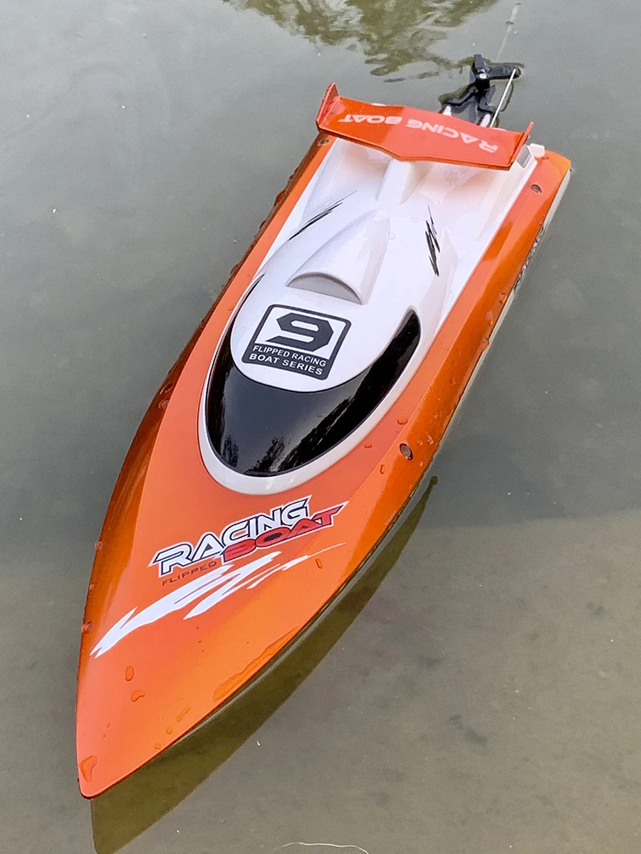 Średni RC Watercraft Feilun FT009 WL912 pilot łódź W/1500mah bateria 4WD 2.4G szybki 35 km/h dla chłopców Hobby na jeziorze morze