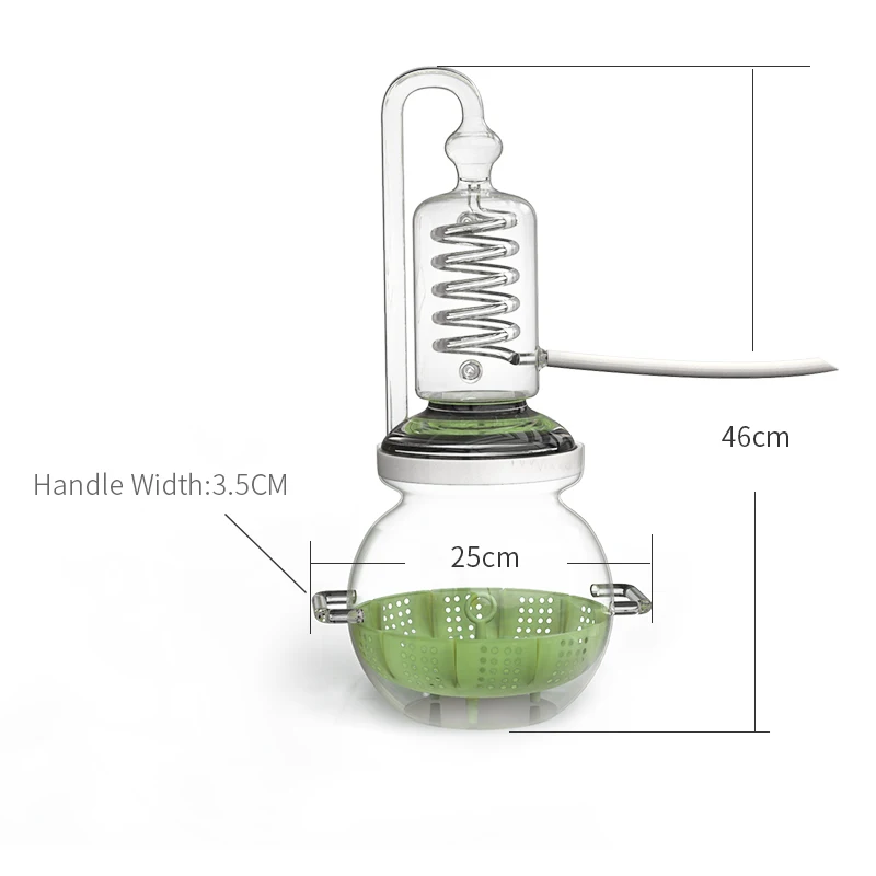 Distillateur D’Huiles Essentielles 100 Ml En Verre Borosilicate - Kit Complet Laboratoire Maison